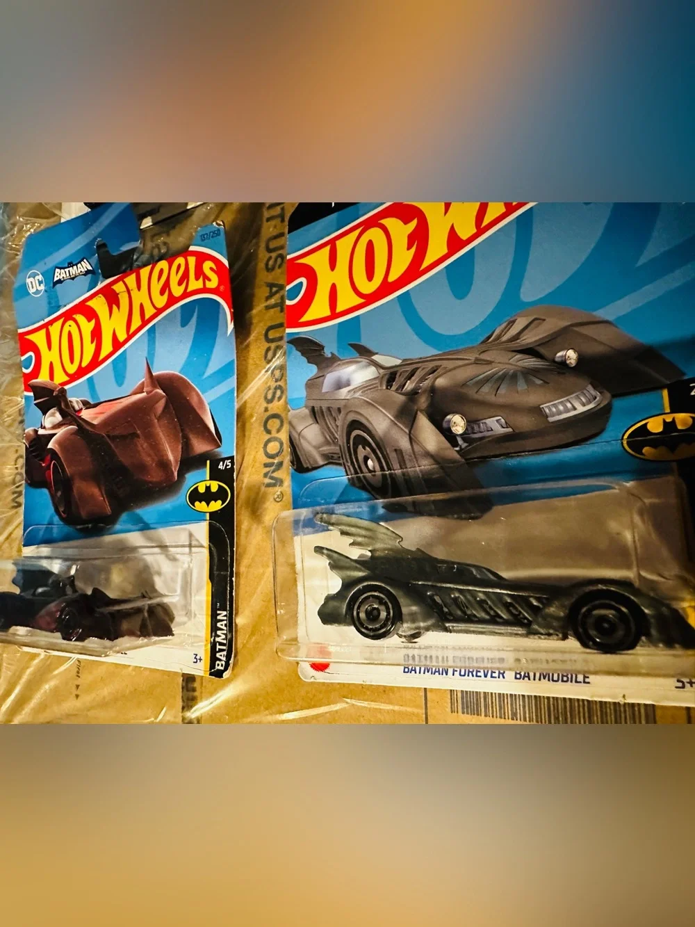 Hotwheels Batman Batmobile Toy Car Lego~4 cars*New/sealed